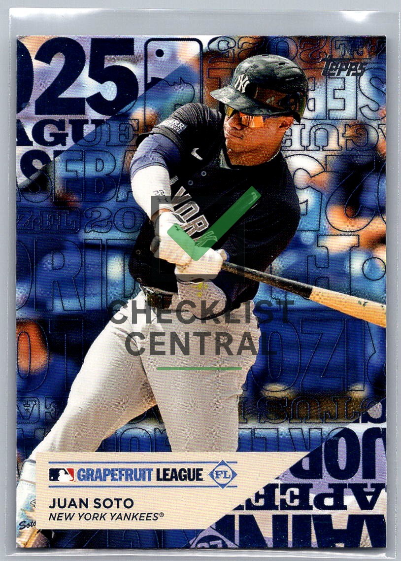 2025 Topps Training Grounds Juan Soto #TG-22