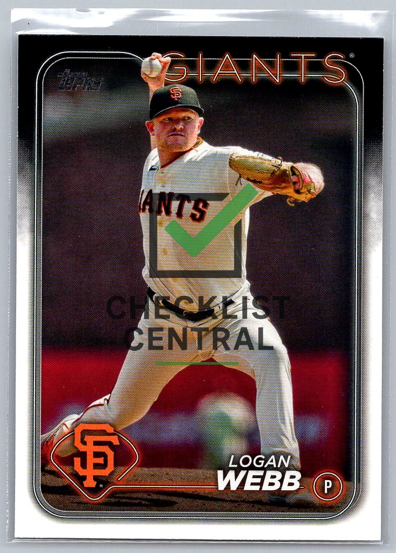 2024 Topps Logan Webb #4