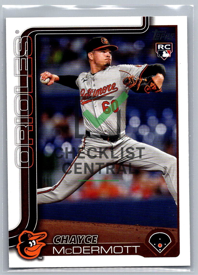 2025 Topps Chayce McDermott #32 RC