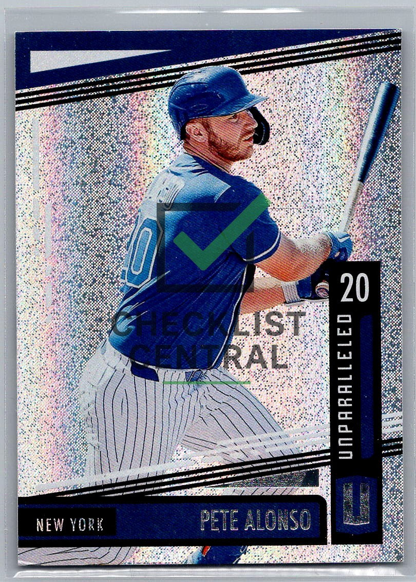 2020 Panini Unparalleled Pete Alonso #9