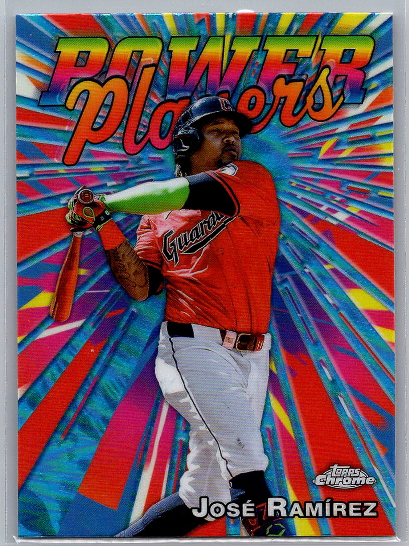 2025 Topps Chrome Power Players Jose Ramírez #PP-14