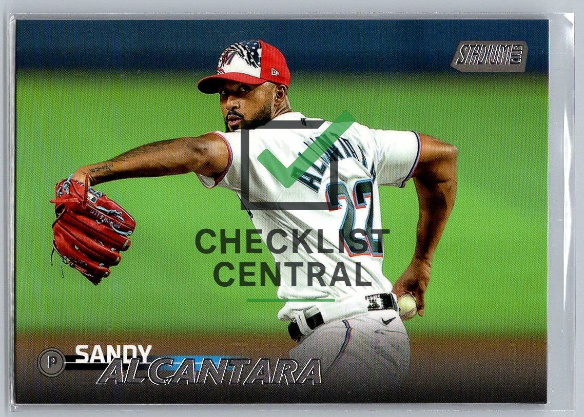 2023 Topps Stadium Club Sandy Alcantara #4