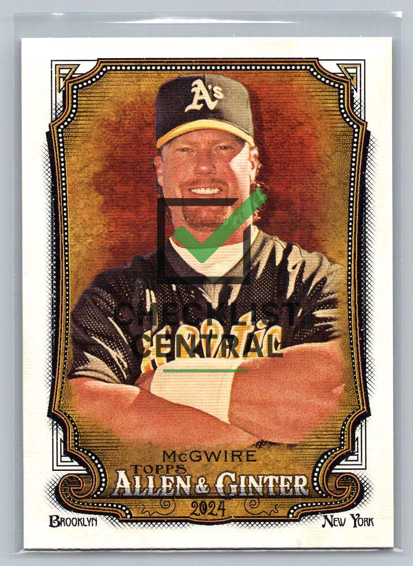 2024 Topps Allen & Ginter Mark McGwire #225