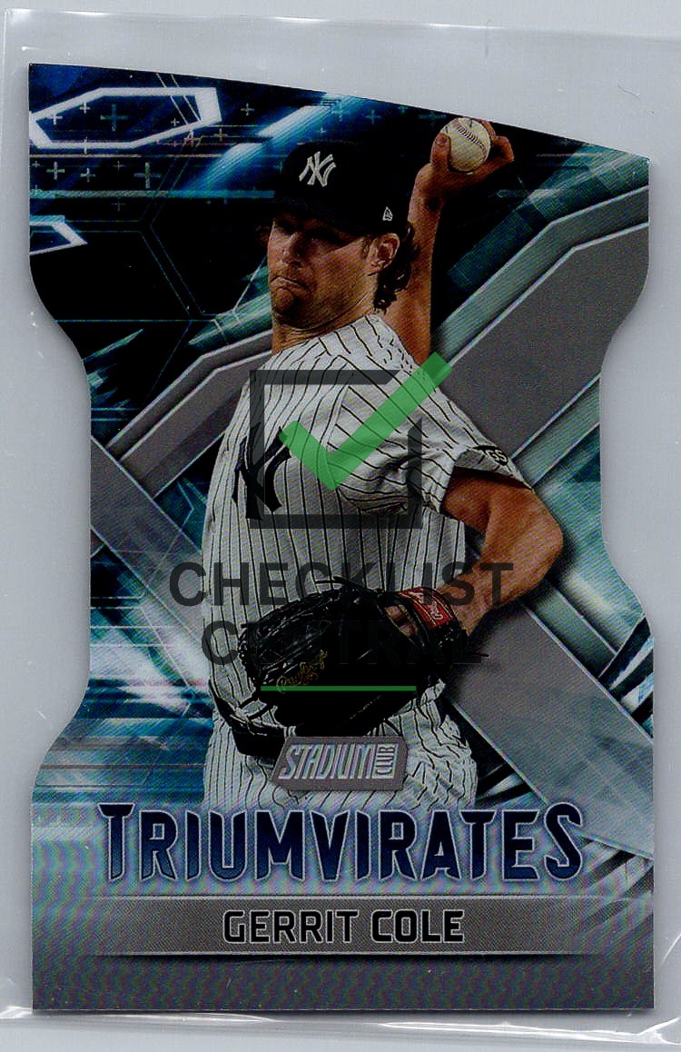 2023 Stadium Club Triumvirates Gerrit Cole #T-6
