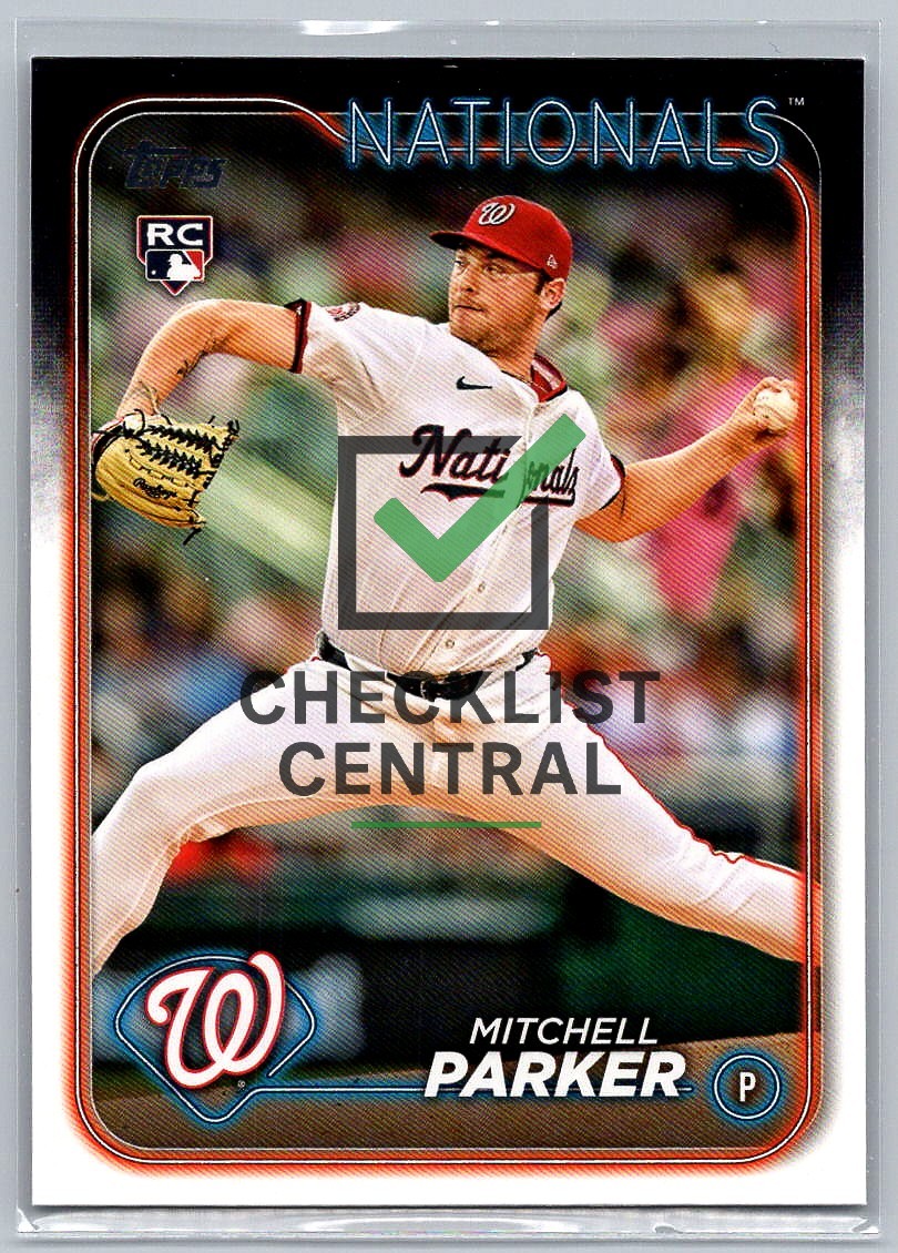 2024 Topps Update Mitchell Parker #US5 RC
