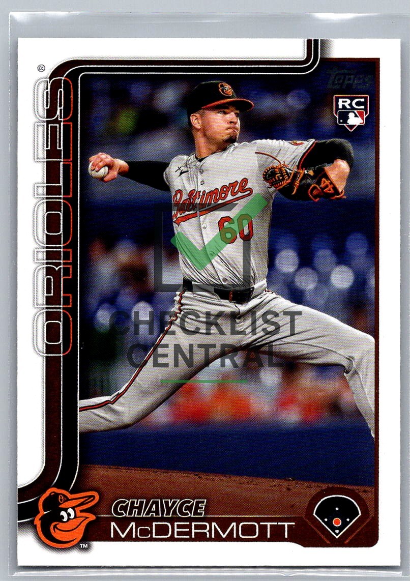 2025 Topps Chayce McDermott #32 RC