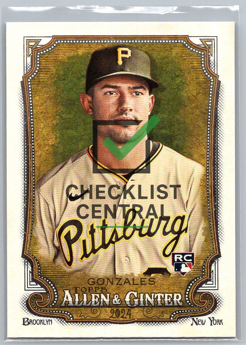 2024 Topps Allen & Ginter Nick Gonzalez #26 RC