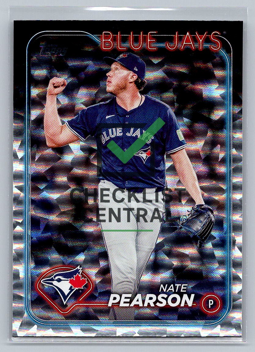 2024 Topps Update Silver Crackle Foilboard Nate Pearson #US40