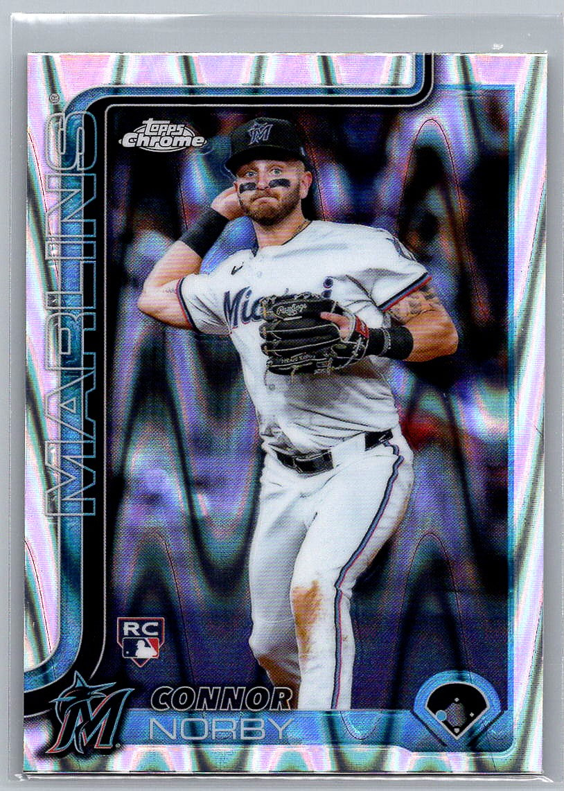 2025 Topps Chrome Ray Wave Refractors Connor Norby #199