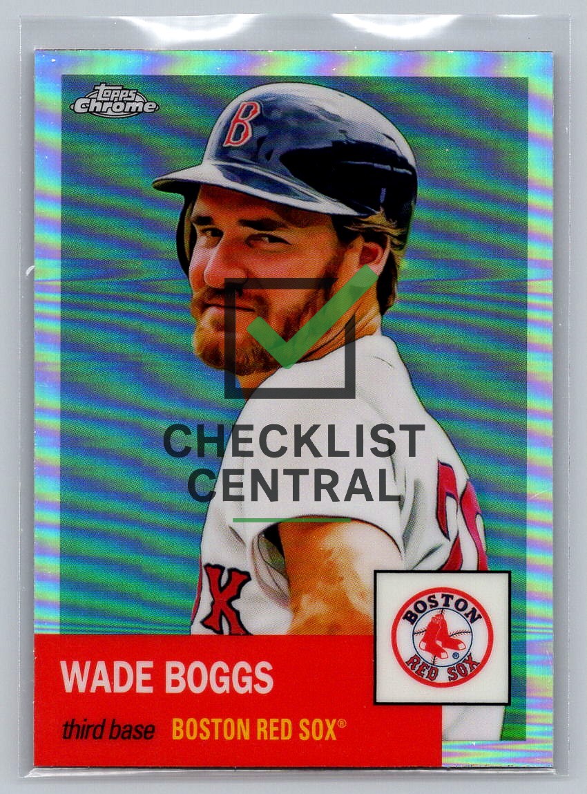 2022 Topps Chrome Platinum Anniversary Refractors Wade Boggs #23