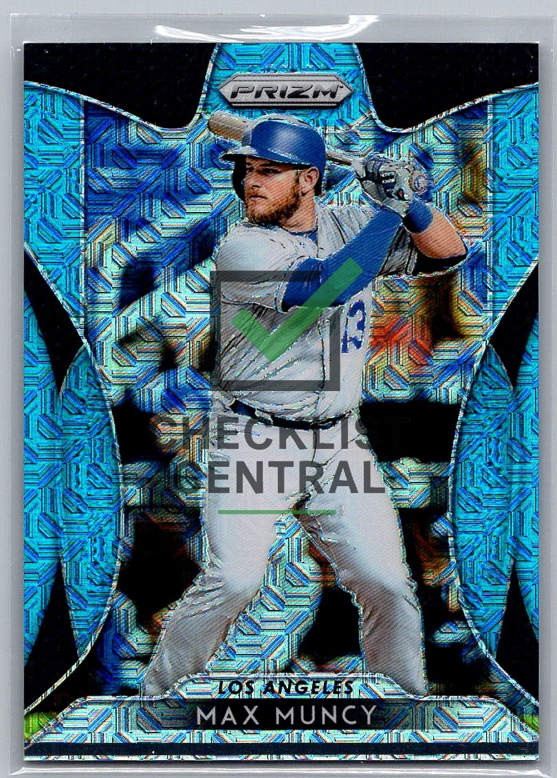 2019 Panini Prizm Prizms Blue Mojo Max Muncy #218