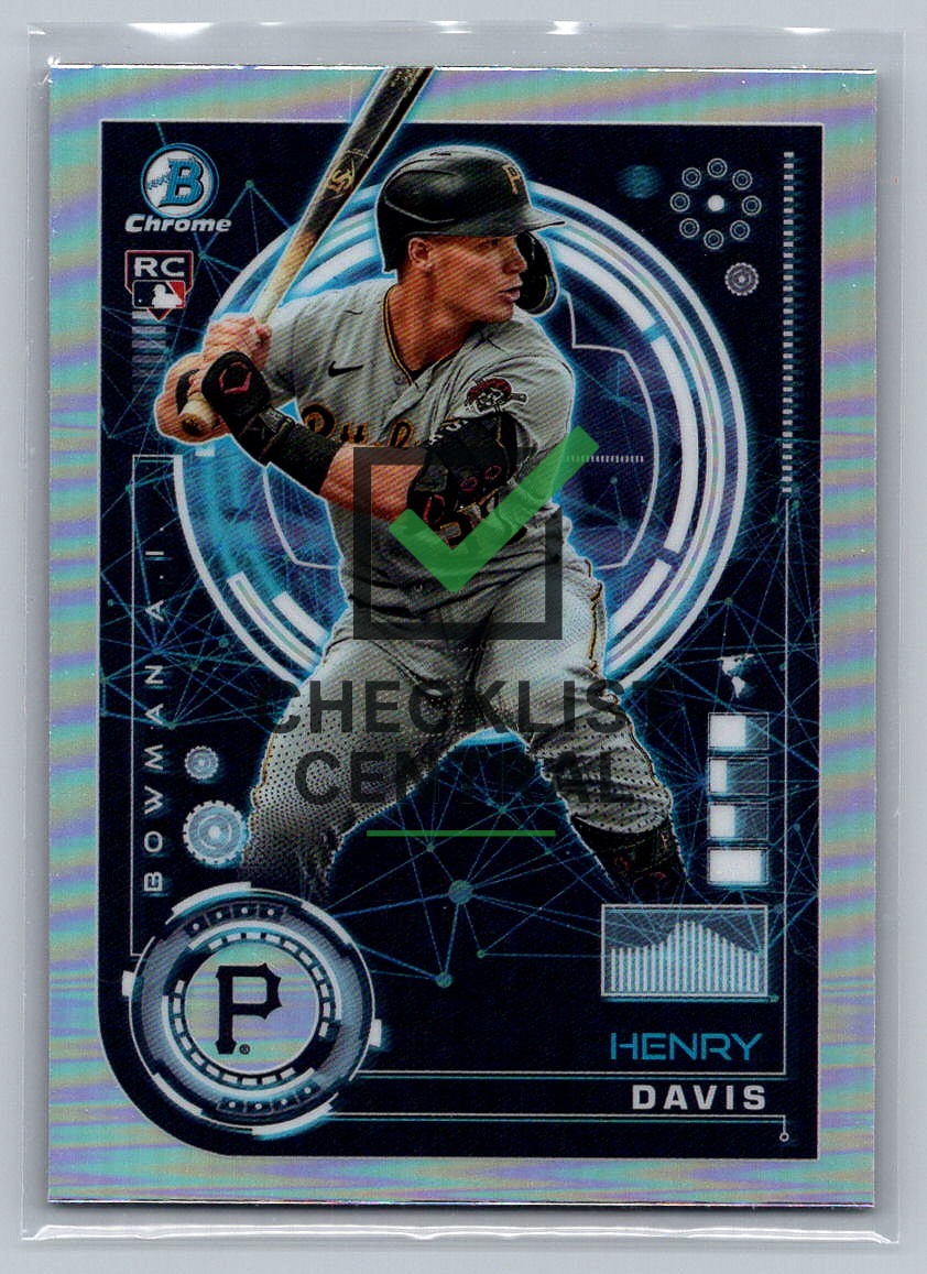 2024 Bowman Chrome Bowman AI Henry Davis #BAI-2