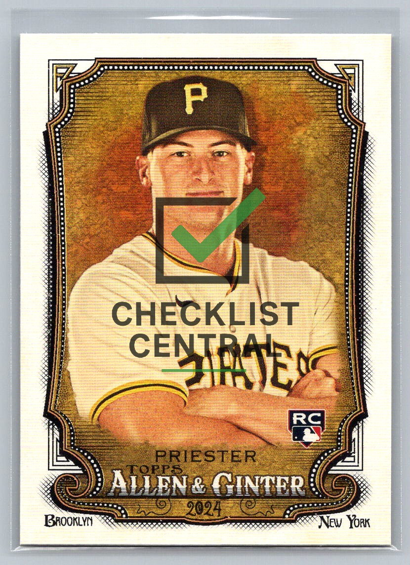 2024 Topps Allen & Ginter Quinn Priester #36 RC