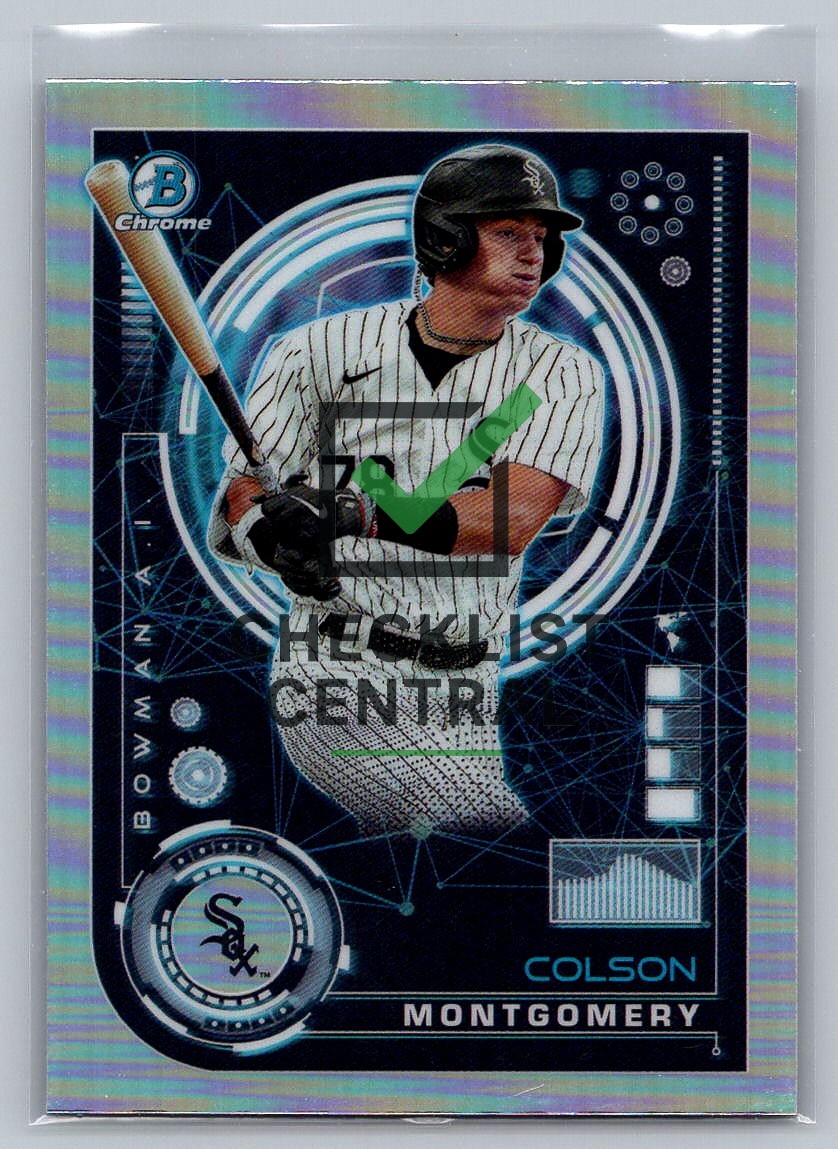 2024 Bowman Chrome Bowman AI Colson Montgomery #BAI-9