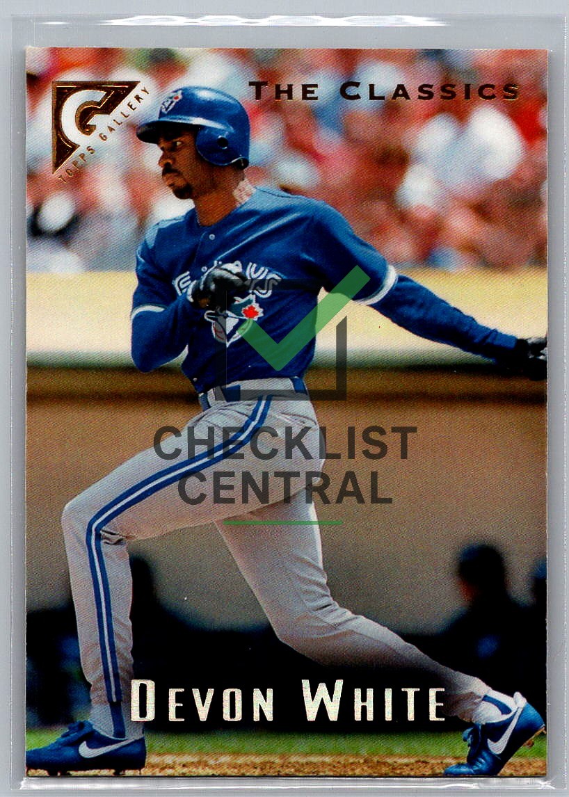 1996 Topps Gallery Devon White #35