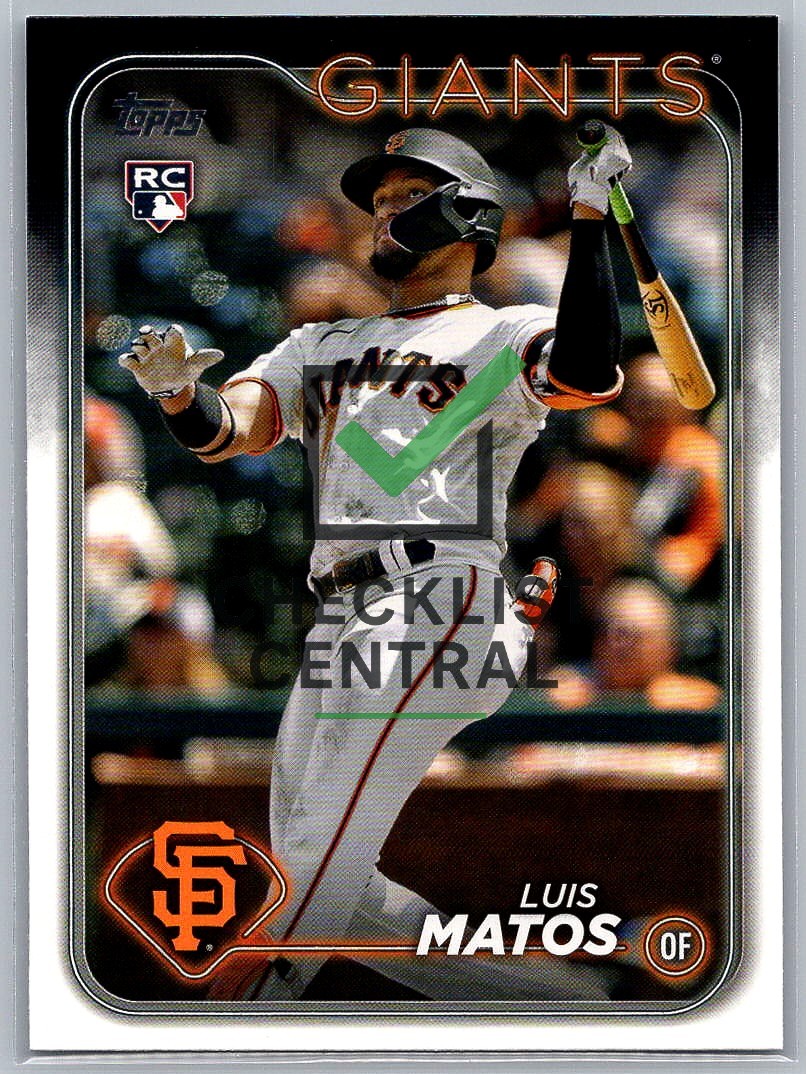 2024 Topps Luis Matos #28 RC