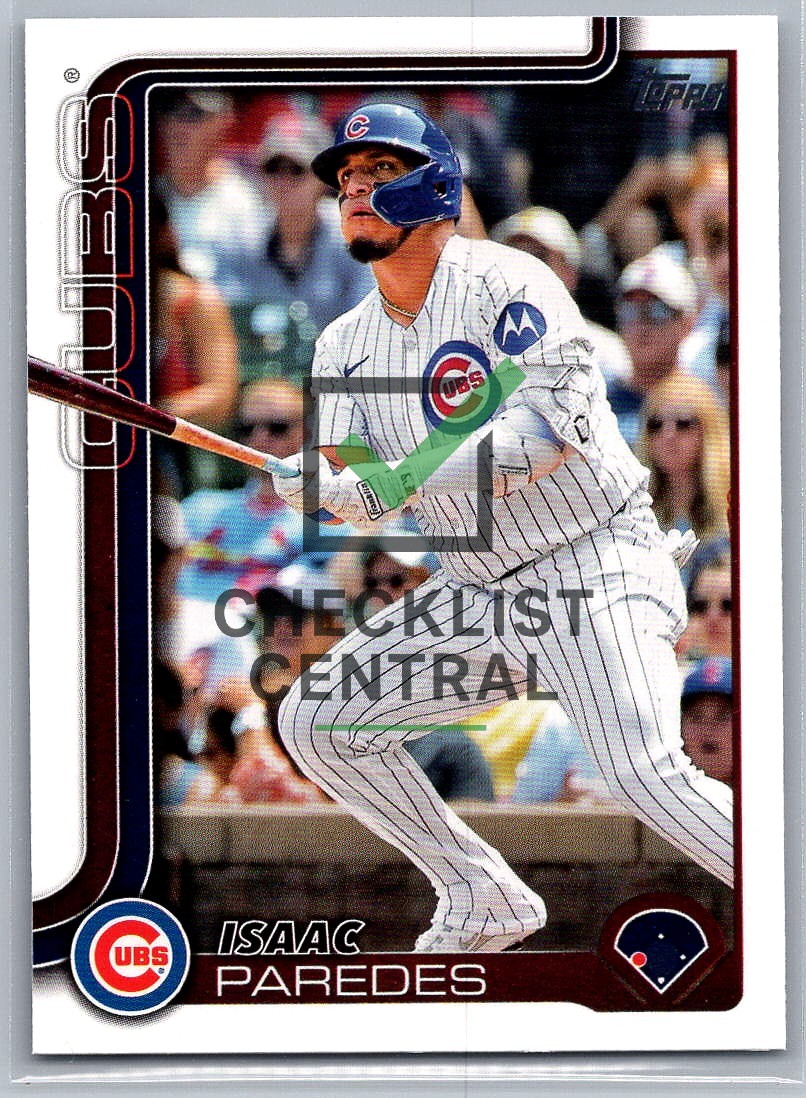2025 Topps Isaac Paredes #138