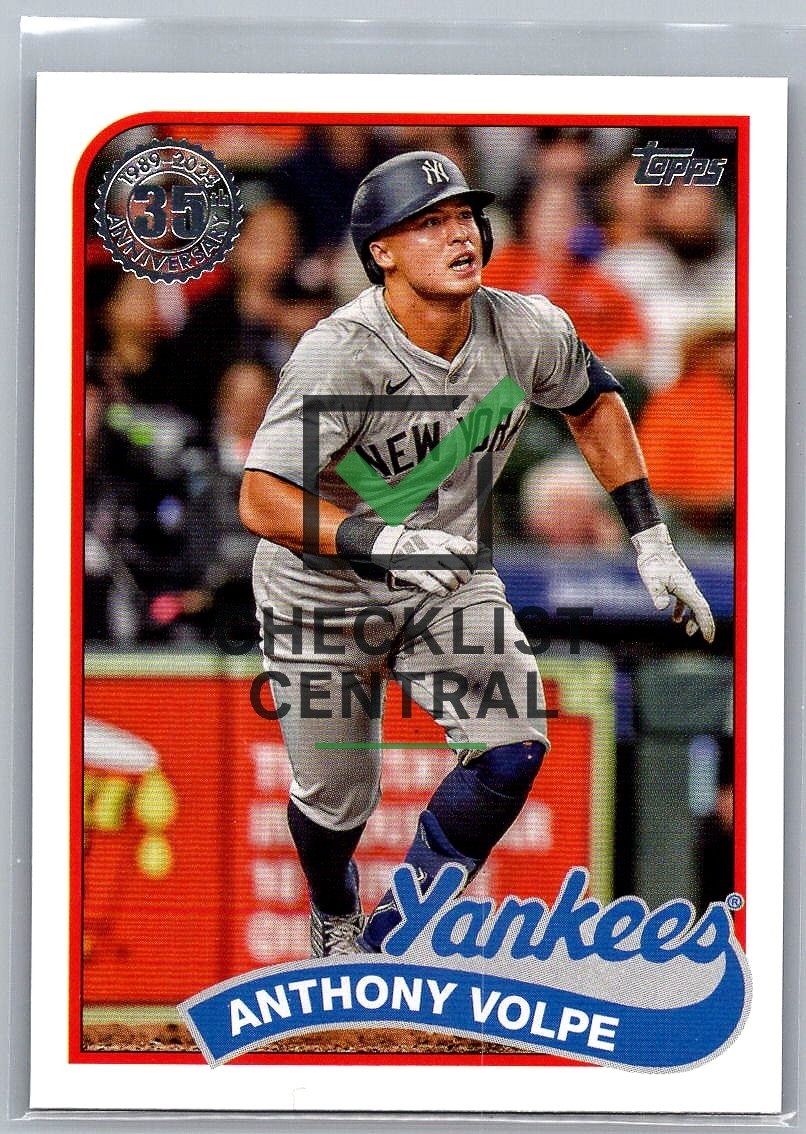 2024 Topps Update '89 Topps Anthony Volpe #89US-22