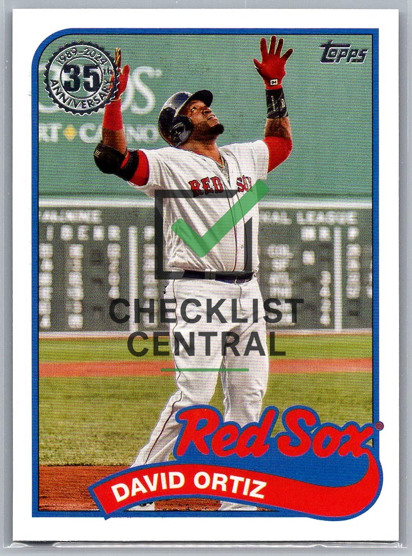 2024 Topps Update '89 Topps David Ortiz #89US-37
