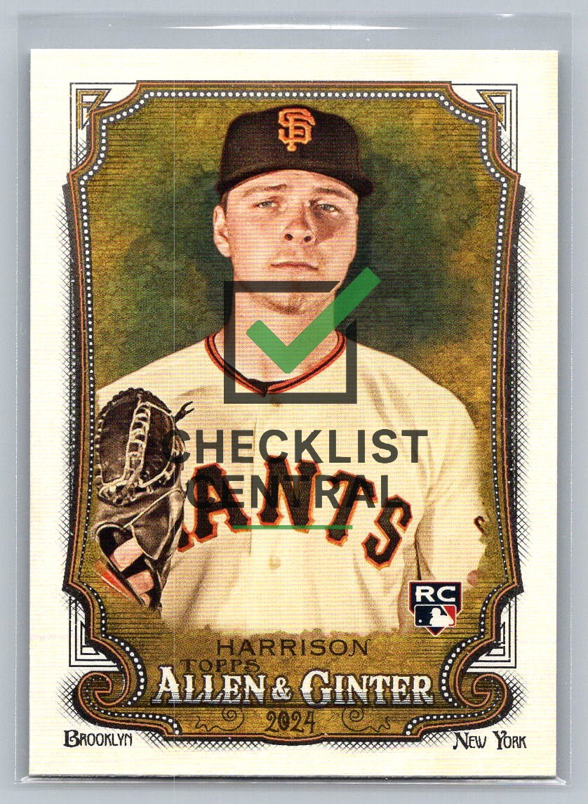 2024 Topps Allen & Ginter Kyle Harrison #72