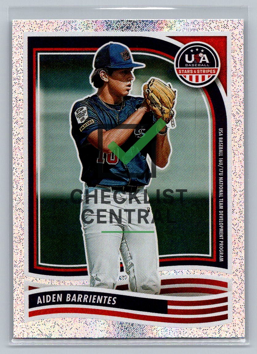 2024 Panini USA Baseball Stars & Stripes Opening Day Aiden Barrientes #135