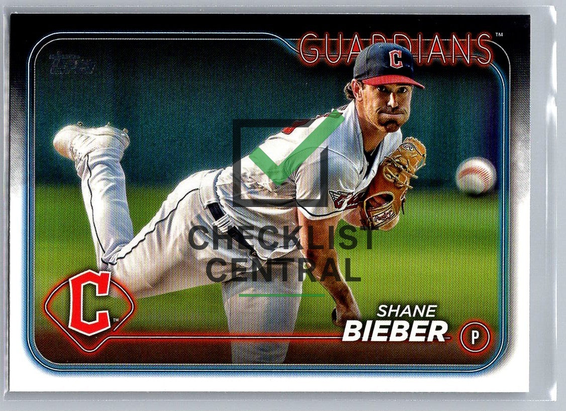 2024 Topps Shane Bieber #107