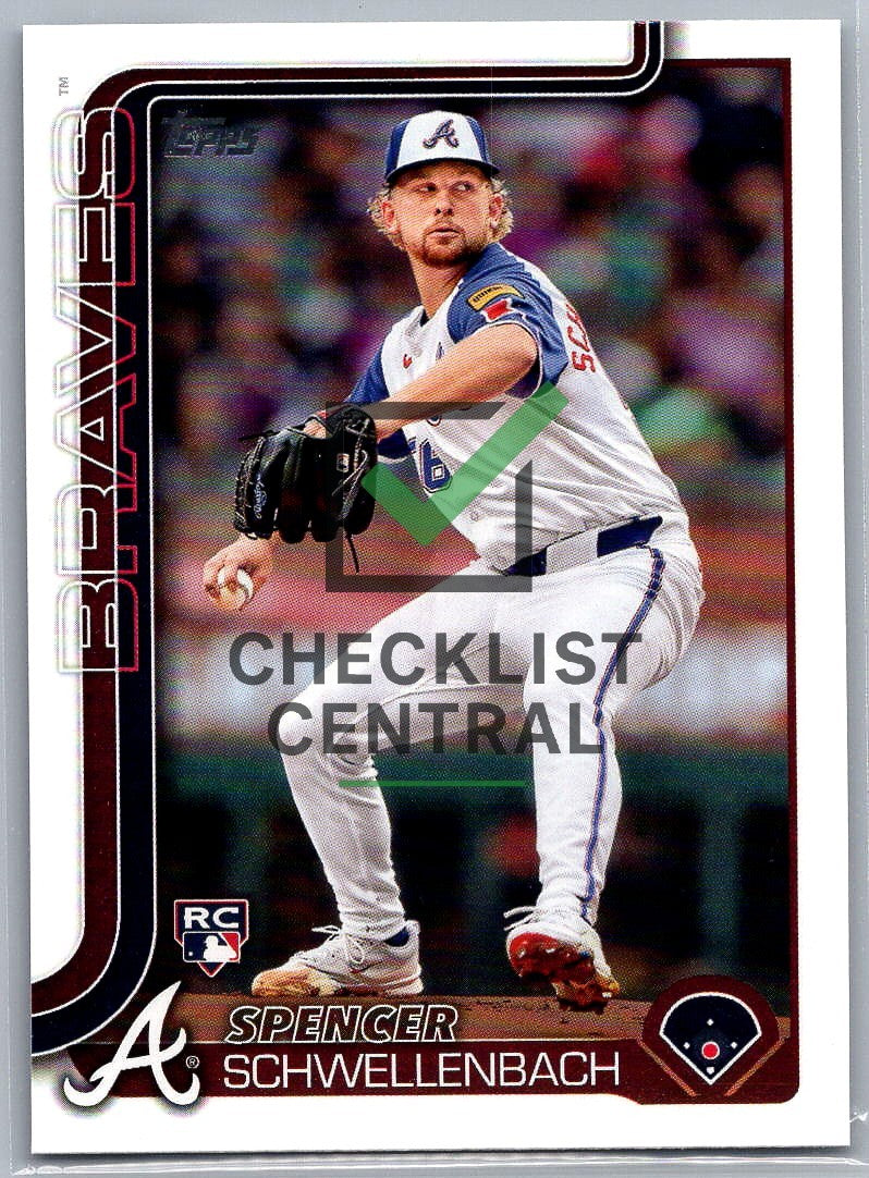 2025 Topps Spencer Schwellenbach #103 RC