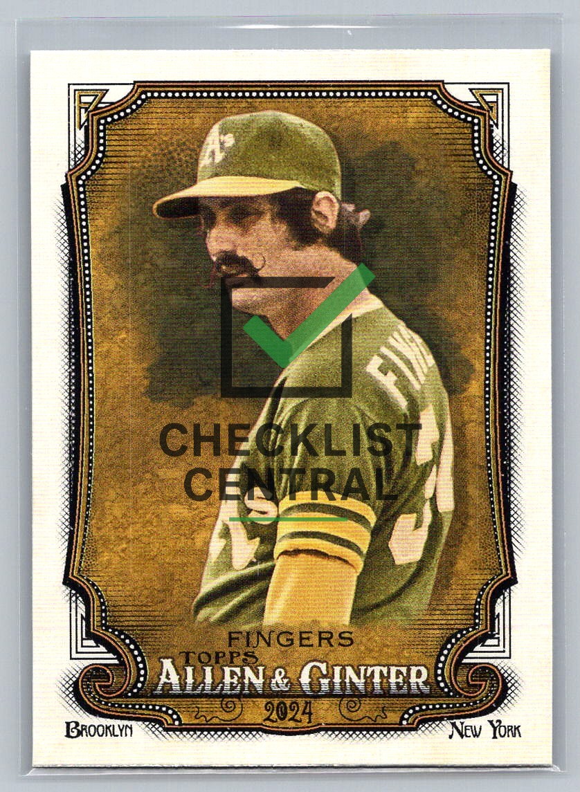 2024 Topps Allen & Ginter Rollie Fingers #327 SP