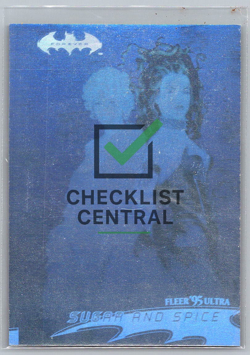 1995 Fleer Ultra Batman Forever Sugar & Spice Holo #27