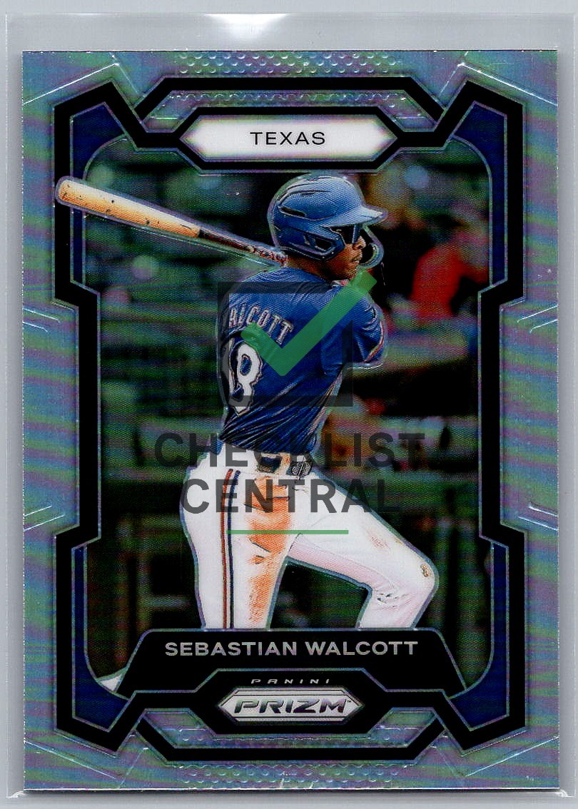 2024 Panini Prizm Prizms Silver Sebastian Walcott #112