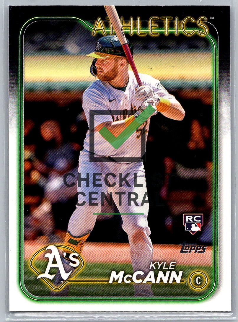 2024 Topps Update Kyle McCann #US37 RC