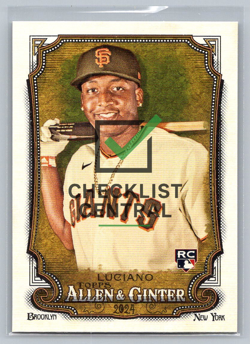 2024 Topps Allen & Ginter Marco Luciano #79 RC