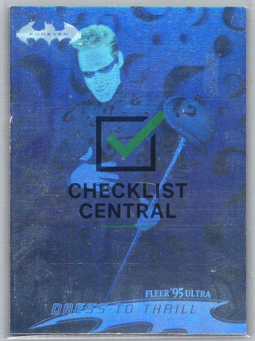 1995 Fleer Ultra Batman Forever Dress to Thrill Holo #26