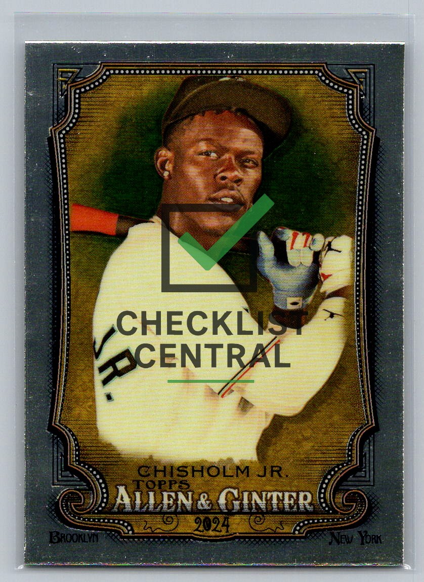 2024 Topps Allen & Ginter Chrome Jazz Chisholm Jr. #13