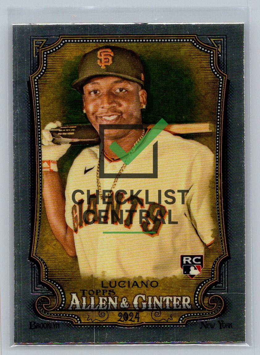 2024 Topps Allen & Ginter Chrome Marco Luciano #79