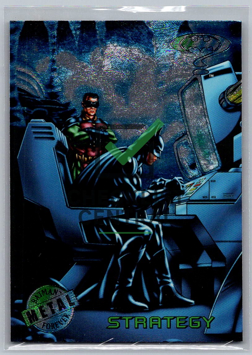 1995 Fleer Metal Batman Forever Strategy #84