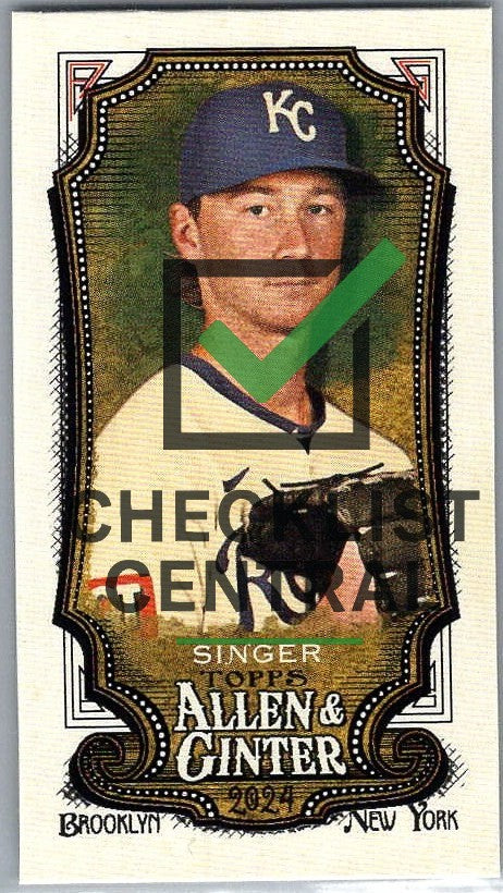 2024 Topps Allen & Ginter Mini Brady Singer #324 SP