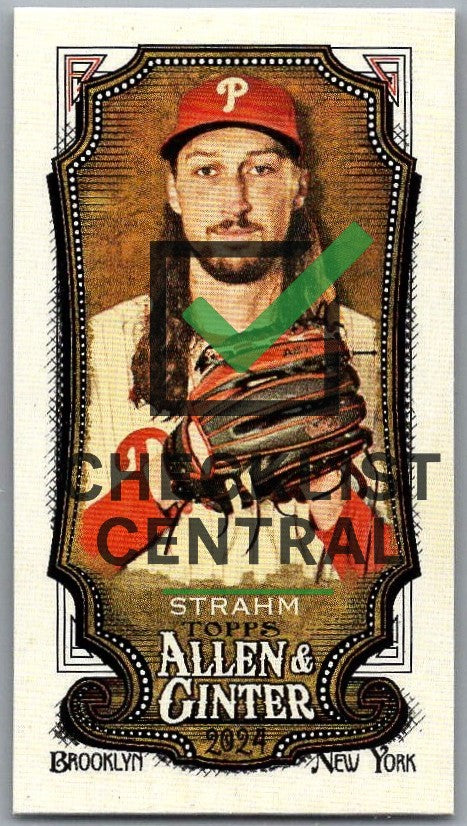 2024 Topps Allen & Ginter Mini Matt Strahm #325 SP