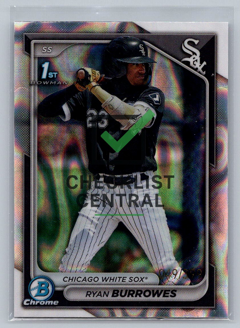 2024 Bowman Chrome Prospects Lava Refractors Ryan Burrowes #BCP-119 - 049/399