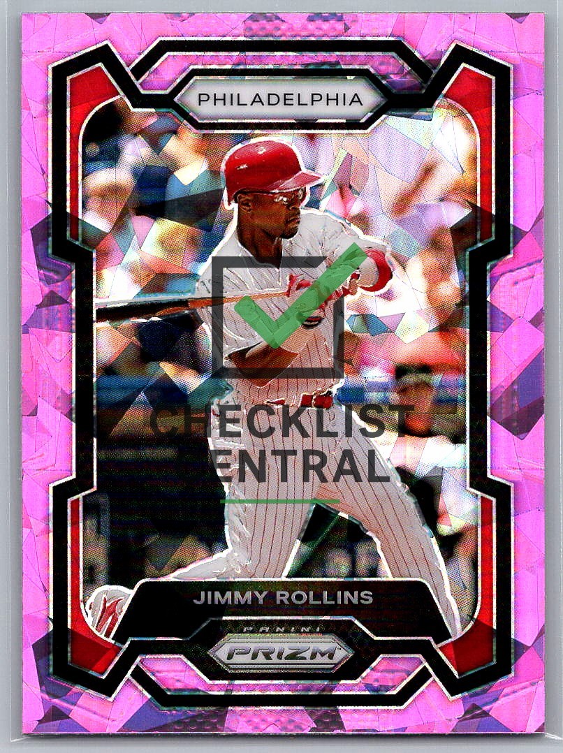 2024 Panini Prizm Prizms Pink Ice Jimmy Rollins #87