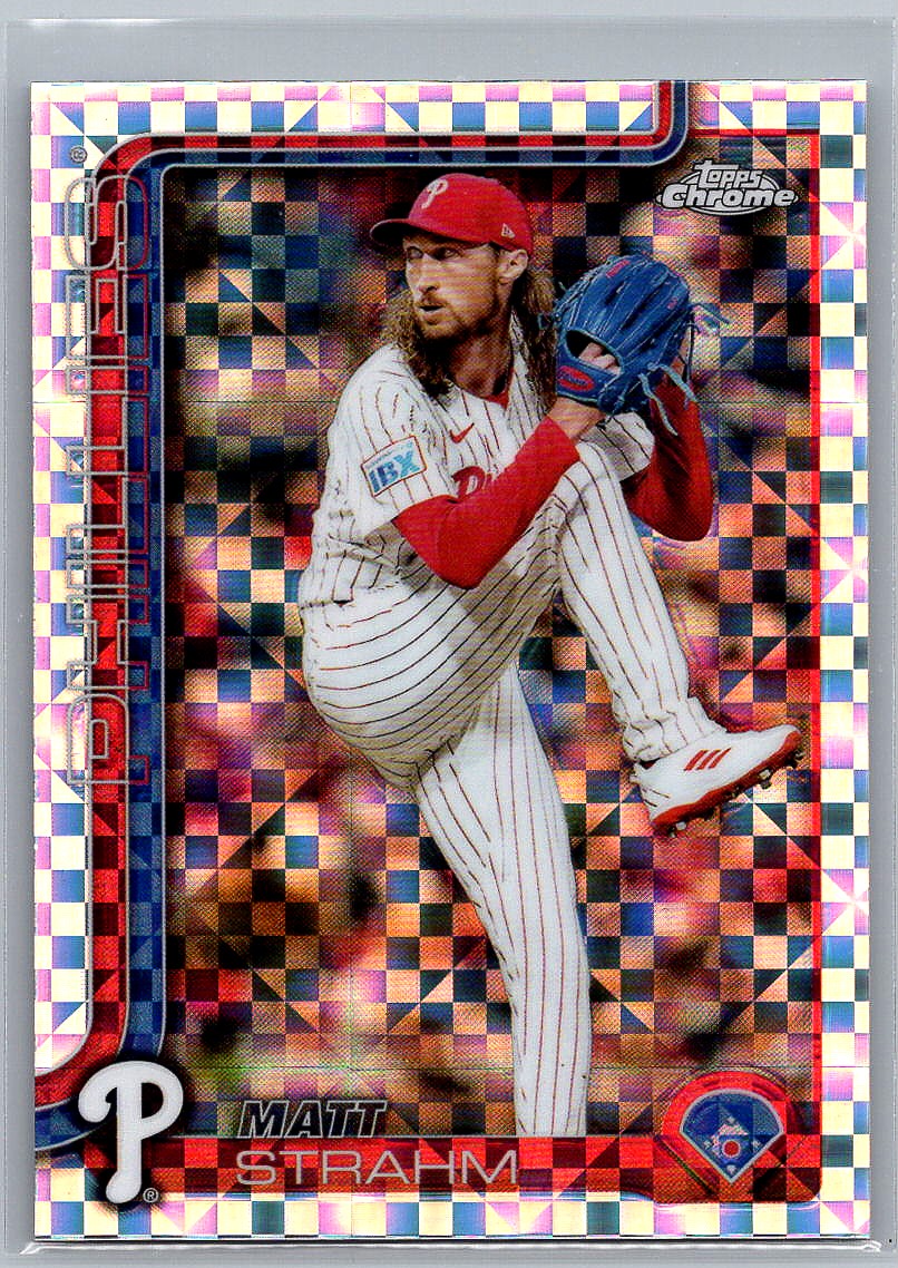 2025 Topps Chrome X-Fractors Matt Strahm #178