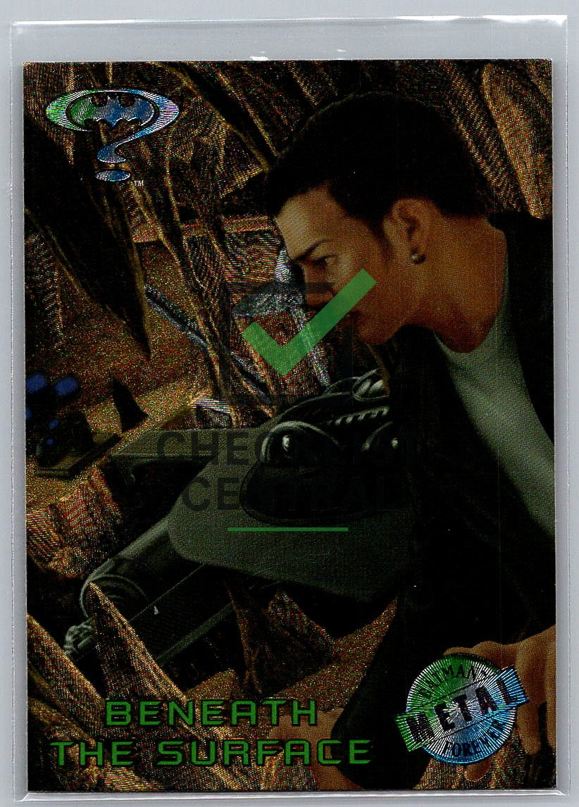 1995 Fleer Metal Batman Forever Beneath the Surface #75