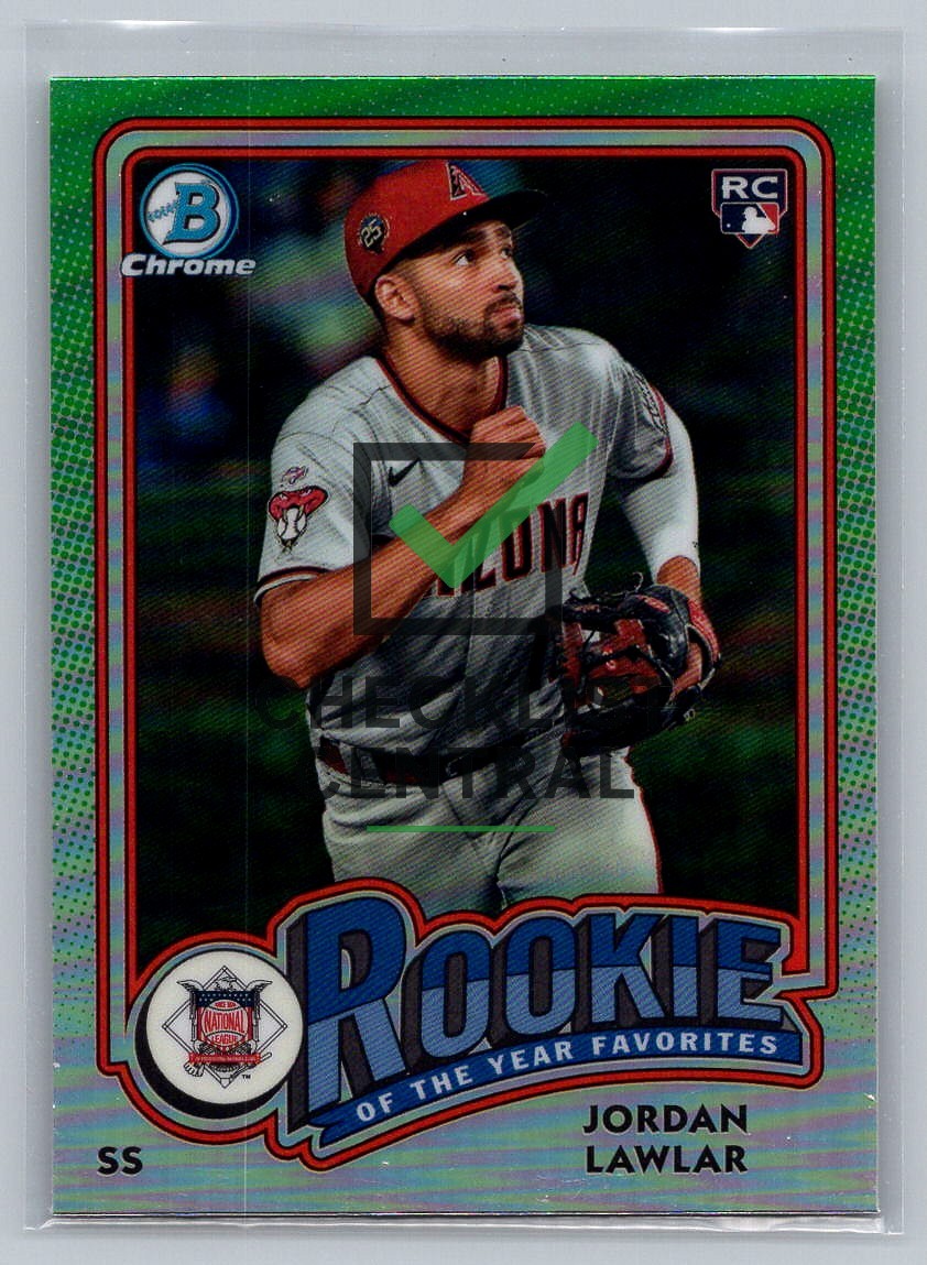 2024 Bowman Chrome Rookie of the Year Favorites Jordan Lawlar #ROY-7