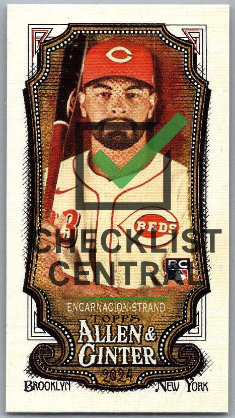 2024 Topps Allen & Ginter Mini A&G Back Christian Encarnacion-Strand #6