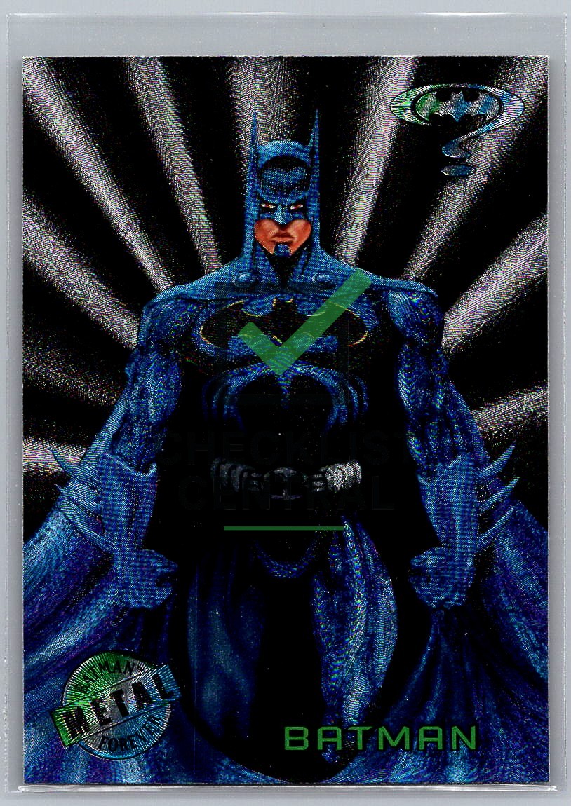 1995 Fleer Metal Batman Forever Batman #1