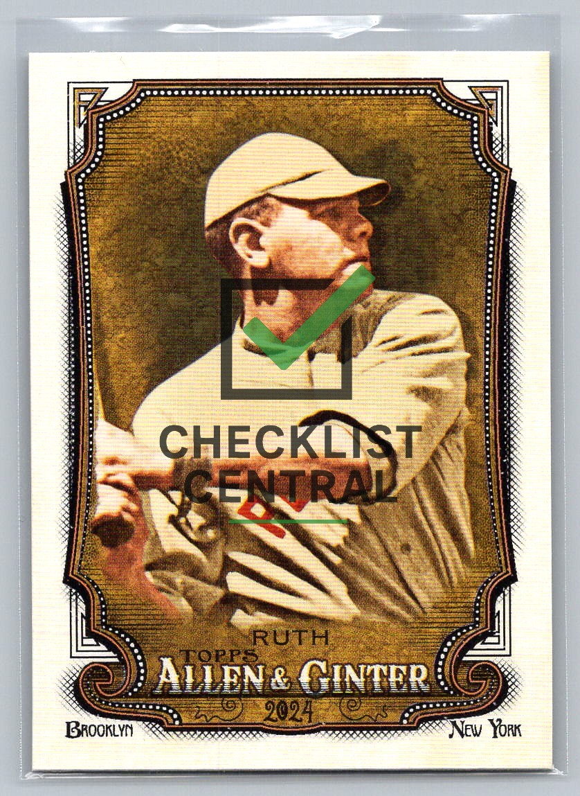 2024 Topps Allen & Ginter Babe Ruth #198