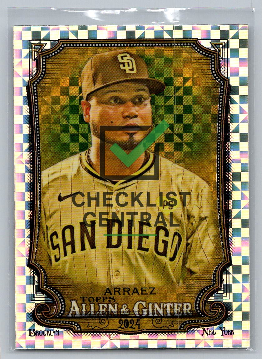 2024 Topps Allen & Ginter Xfractor Luis Arraez #63