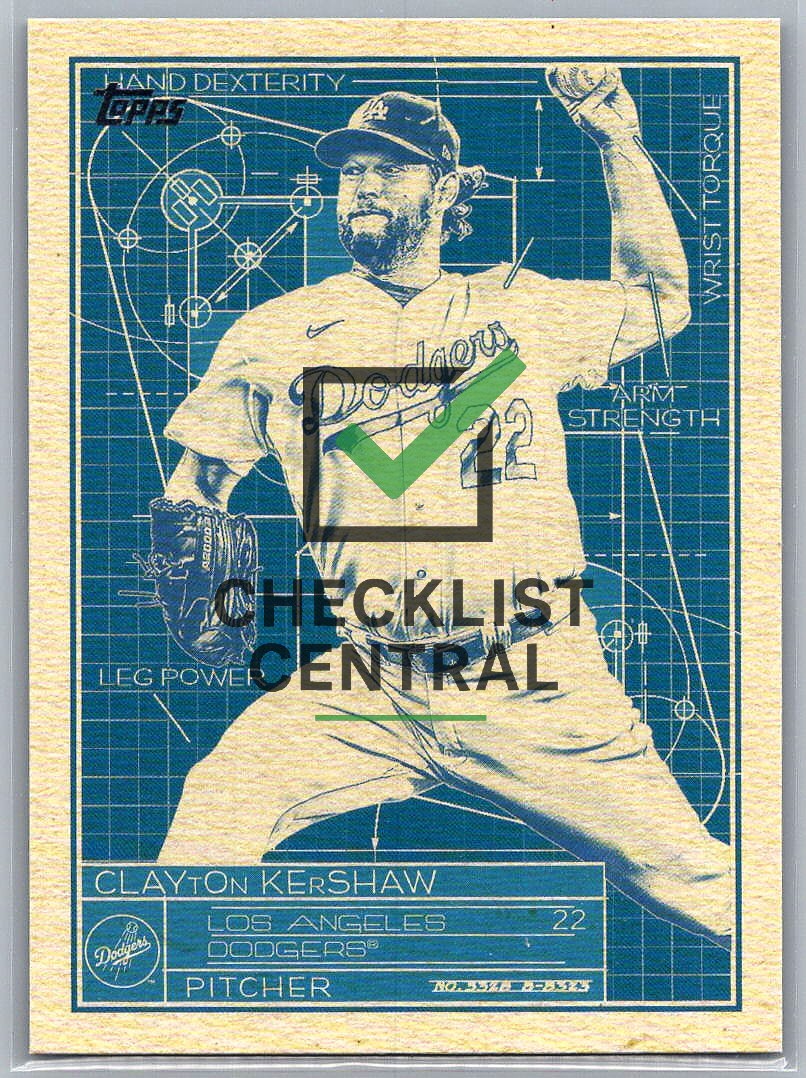 2024 Topps Superstar Blueprint Clayton Kershaw #SB19