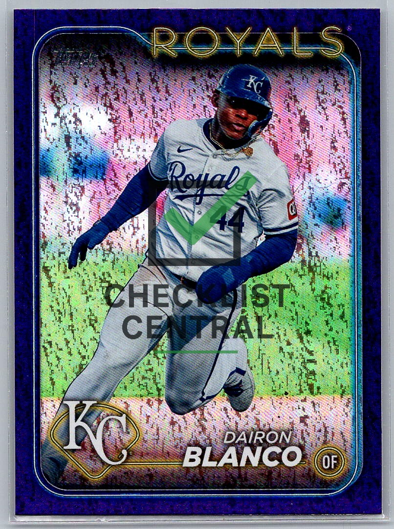 2024 Topps Update Purple Holo Foil Dairon Blanco #US324 - 486/799
