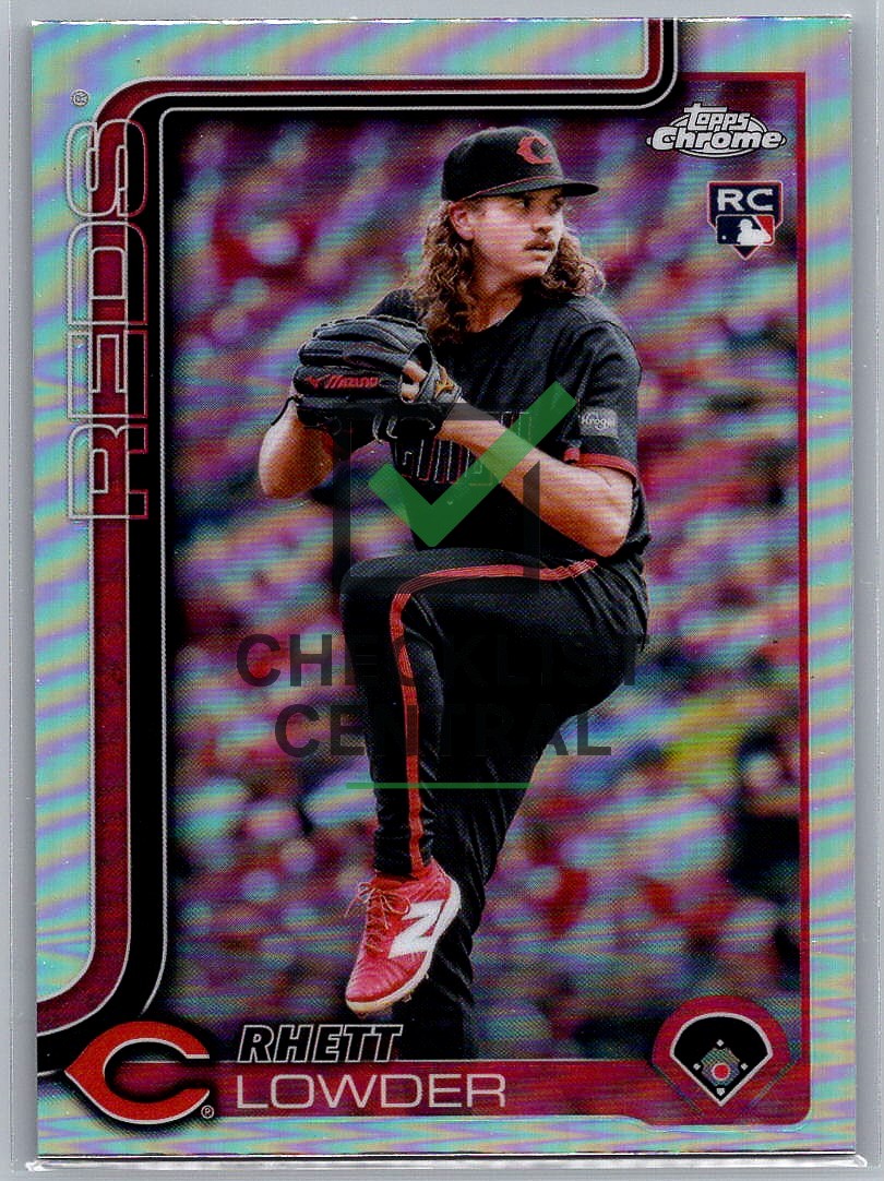 2025 Topps Chrome Refractors Rhett Lowder #147